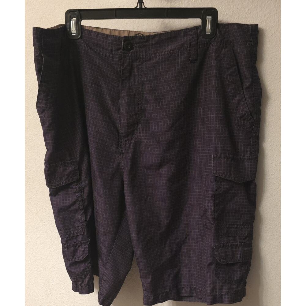 Plugg Shorts Men's Size 38 Flat Front Chino Button Zip Lightweight Pockets